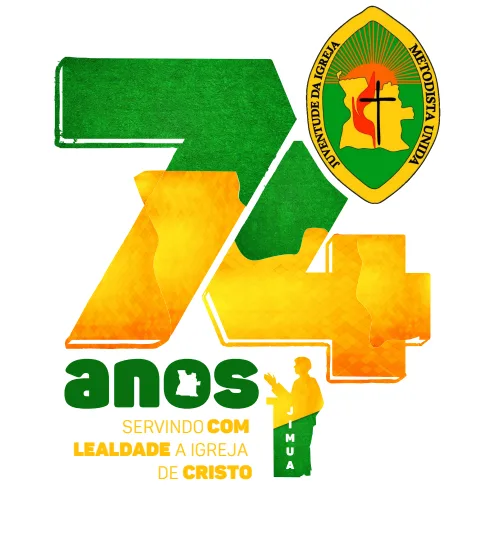 Logo 74 anos JIMUA: servindo com lealdade a Igreja de Cristo